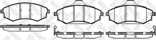 Stellox 329 092-SX - Kit pastiglie freno, Freno a disco autozon.pro