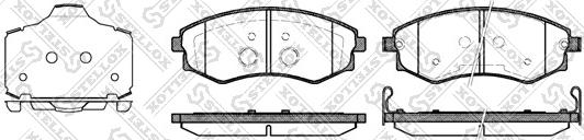 Stellox 329 003B-SX - Kit pastiglie freno, Freno a disco autozon.pro