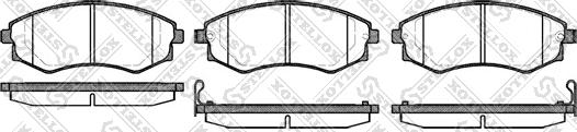 Stellox 329 012B-SX - Kit pastiglie freno, Freno a disco autozon.pro