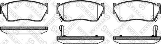 Stellox 375 002-SX - Kit pastiglie freno, Freno a disco autozon.pro