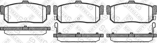 Stellox 377 012-SX - Kit pastiglie freno, Freno a disco autozon.pro