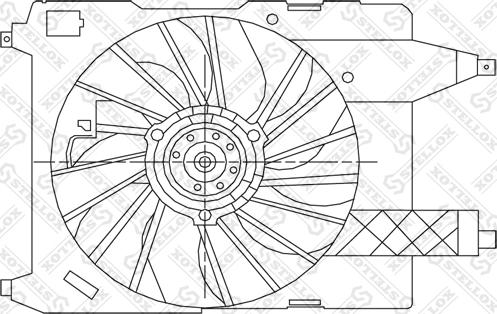 Stellox 29-99410-SX - Ventola, Raffreddamento motore autozon.pro