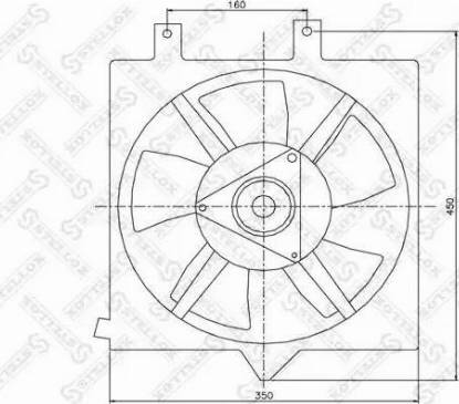 Stellox 29-99423-SX - Ventola, Raffreddamento motore autozon.pro