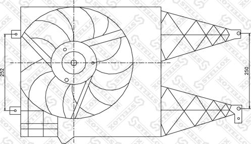 Stellox 29-99011-SX - Ventola, Raffreddamento motore autozon.pro