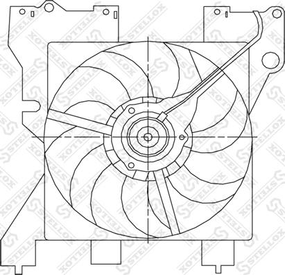 Stellox 29-99350-SX - Ventola, Raffreddamento motore autozon.pro