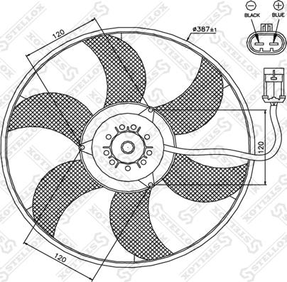 Stellox 29-99308-SX - Ventola, Raffreddamento motore autozon.pro