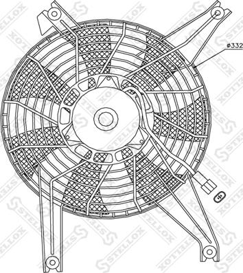 Stellox 29-99327-SX - Ventola, Raffreddamento motore autozon.pro