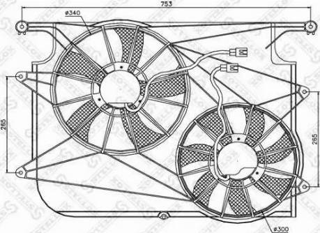 Stellox 29-99228-SX - Ventola, Raffreddamento motore autozon.pro