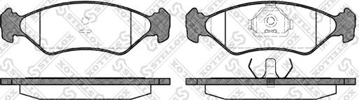 Stellox 296 015-SX - Kit pastiglie freno, Freno a disco autozon.pro