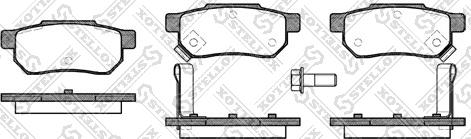 Stellox 244 002-SX - Kit pastiglie freno, Freno a disco autozon.pro