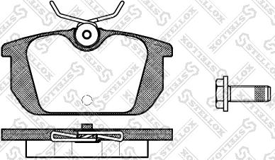 Stellox 242 000-SX - Kit pastiglie freno, Freno a disco autozon.pro