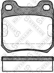 Stellox 250 040-SX - Kit pastiglie freno, Freno a disco autozon.pro