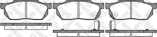 Stellox 204 002-SX - Kit pastiglie freno, Freno a disco autozon.pro