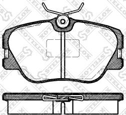 Stellox 200 000B-SX - Kit pastiglie freno, Freno a disco autozon.pro