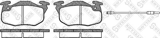 Stellox 203 002-SX - Kit pastiglie freno, Freno a disco autozon.pro