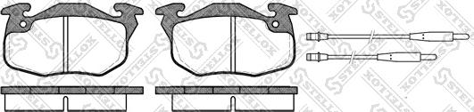 Stellox 203 034B-SX - Kit pastiglie freno, Freno a disco autozon.pro