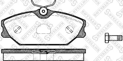 Stellox 219 000B-SX - Kit pastiglie freno, Freno a disco autozon.pro