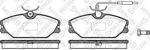 Stellox 219 012B-SX - Kit pastiglie freno, Freno a disco autozon.pro