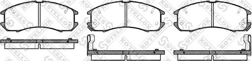 Stellox 284 002-SX - Kit pastiglie freno, Freno a disco autozon.pro