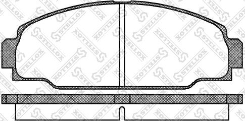 Stellox 285 000-SX - Kit pastiglie freno, Freno a disco autozon.pro