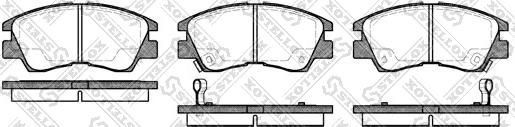 Stellox 286 002-SX - Kit pastiglie freno, Freno a disco autozon.pro