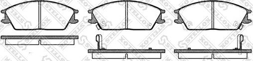 Stellox 235 002-SX - Kit pastiglie freno, Freno a disco autozon.pro