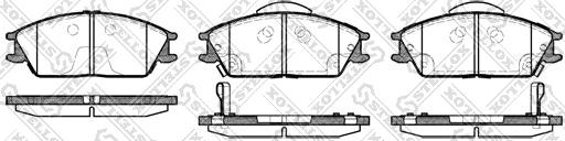 Stellox 235 022B-SX - Kit pastiglie freno, Freno a disco autozon.pro