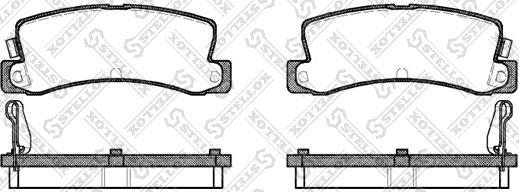 Stellox 225 004-SX - Kit pastiglie freno, Freno a disco autozon.pro