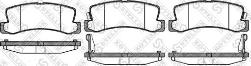 Stellox 225 022-SX - Kit pastiglie freno, Freno a disco autozon.pro