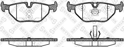 Stellox 276 040BL-SX - Kit pastiglie freno, Freno a disco autozon.pro