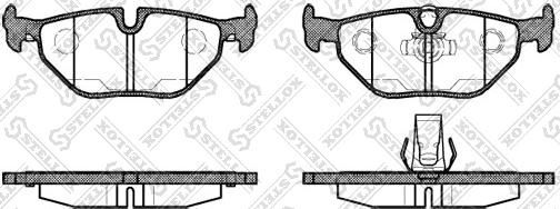 Stellox 276 015B-SX - Kit pastiglie freno, Freno a disco autozon.pro