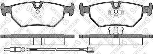 Stellox 276 032B-SX - Kit pastiglie freno, Freno a disco autozon.pro