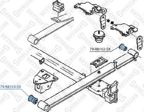 Stellox 79-98103-SX - Boccola, ammortizzatore autozon.pro