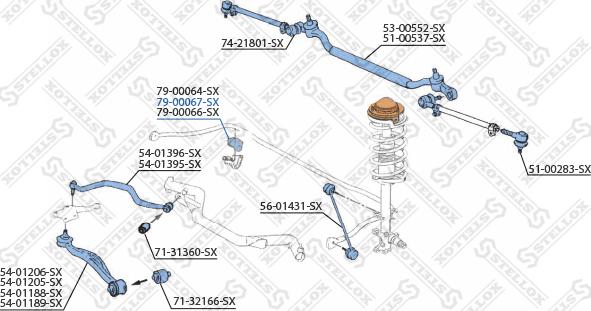 Stellox 79-00067-SX - Bronzina cuscinetto, Barra stabilizzatrice autozon.pro