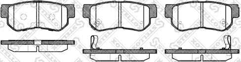 Stellox 757 012B-SX - Kit pastiglie freno, Freno a disco autozon.pro