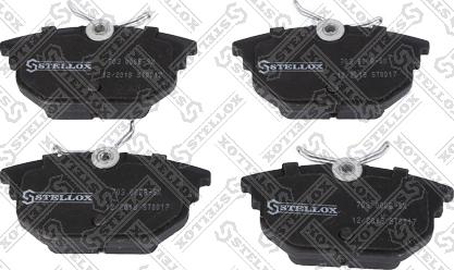 Stellox 703 000B-SX - Kit pastiglie freno, Freno a disco autozon.pro