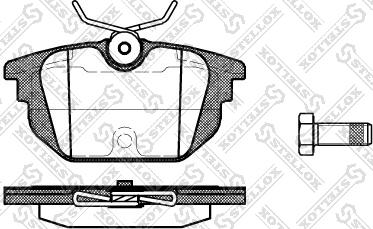 Stellox 703 000-SX - Kit pastiglie freno, Freno a disco autozon.pro