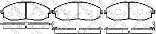 Stellox 714 002-SX - Kit pastiglie freno, Freno a disco autozon.pro