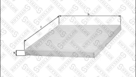 Stellox 71-10001-SX - Filtro, Aria abitacolo autozon.pro