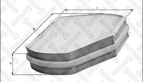 Stellox 71-10037-SX - Filtro, Aria abitacolo autozon.pro