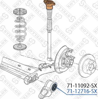 Stellox 71-12716-SX - Supporto, Braccio oscillante autozon.pro