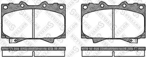 AISIN SS101-S - Kit pastiglie freno, Freno a disco autozon.pro