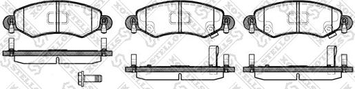 Stellox 713 012-SX - Kit pastiglie freno, Freno a disco autozon.pro