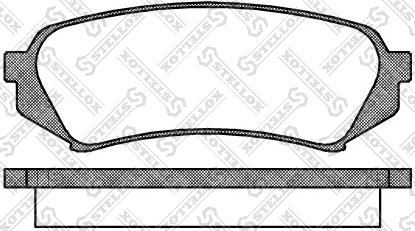 Stellox 717 000B-SX - Kit pastiglie freno, Freno a disco autozon.pro