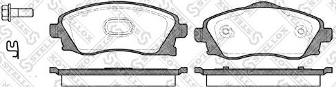 Stellox 785 002B-SX - Kit pastiglie freno, Freno a disco autozon.pro