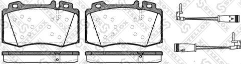 Stellox 780 002B-SX - Kit pastiglie freno, Freno a disco autozon.pro