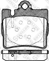 Stellox 781 000B-SX - Kit pastiglie freno, Freno a disco autozon.pro