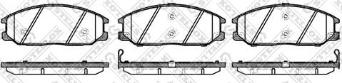 Stellox 782 012B-SX - Kit pastiglie freno, Freno a disco autozon.pro