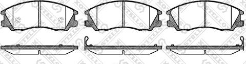 Stellox 782 032-SX - Kit pastiglie freno, Freno a disco autozon.pro