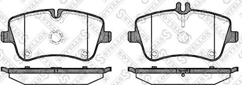 Stellox 779 000BL-SX - Kit pastiglie freno, Freno a disco autozon.pro